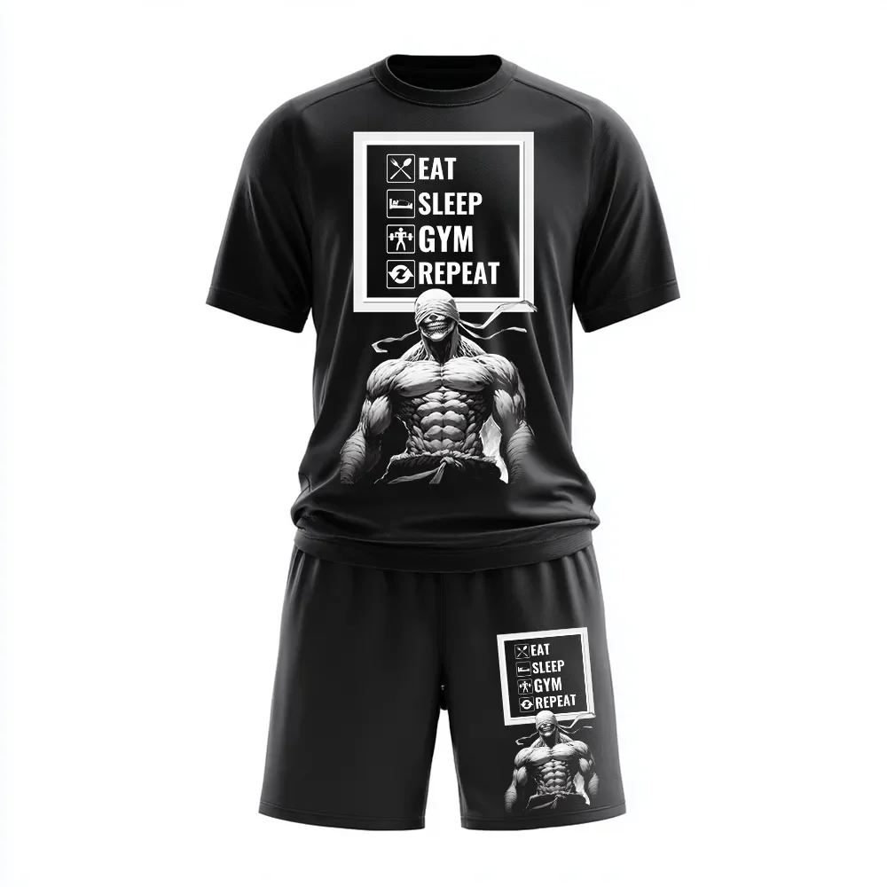 Σετ Από Διαπνεών Ύφασμα Eat Sleep Skull
