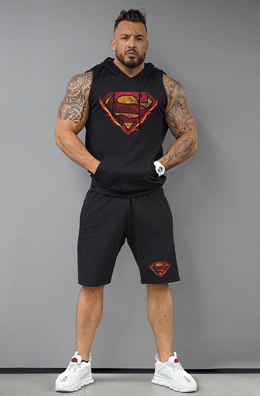 Κοντό σετ premium Superman Premium