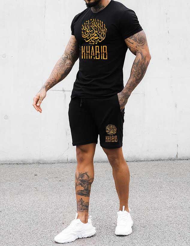 Σετ με κοντομάνικο Khabib Gold