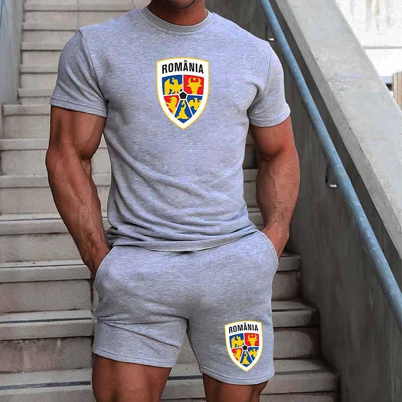 Σετ με κοντομάνικο FOTL Logo Gray