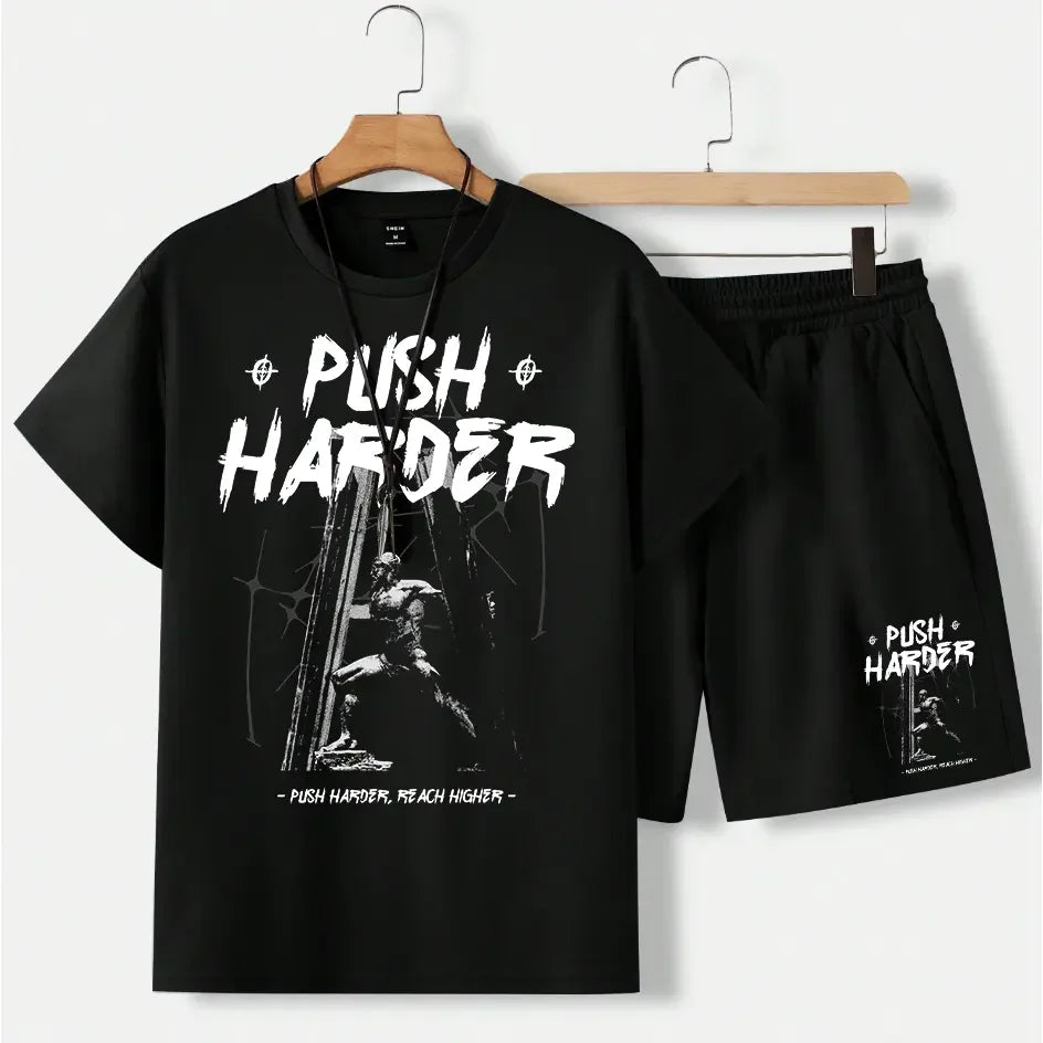 Σετ με κοντομάνικο Push Harder