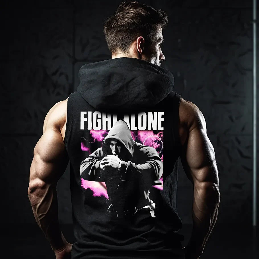 Αμάνικο φούτερ Fight Alone