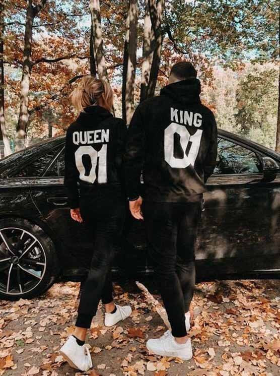 Φούτερ για ζευγάρια KING / QUEEN 01