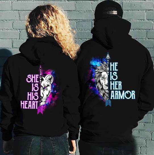 Φούτερ για ζευγάρια Heart Armor