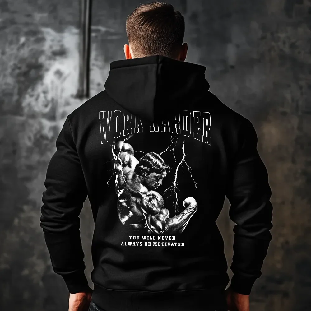 Φούτερ Work Harder Arnold