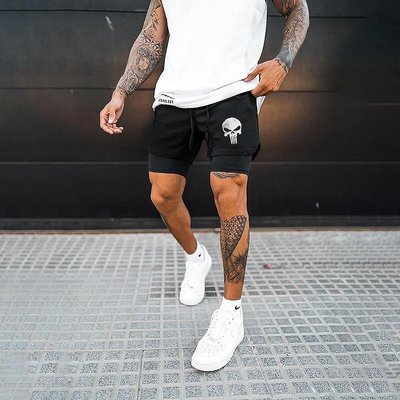 Παντελόνια Fitness Premium Skull n