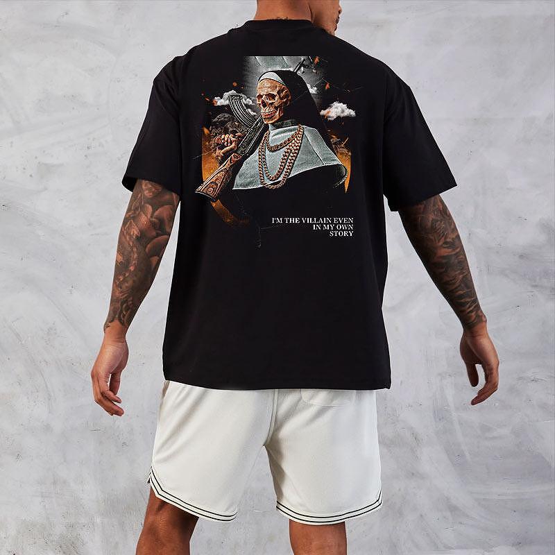 Oversized Μπλουζάκι Oversize SkullAK