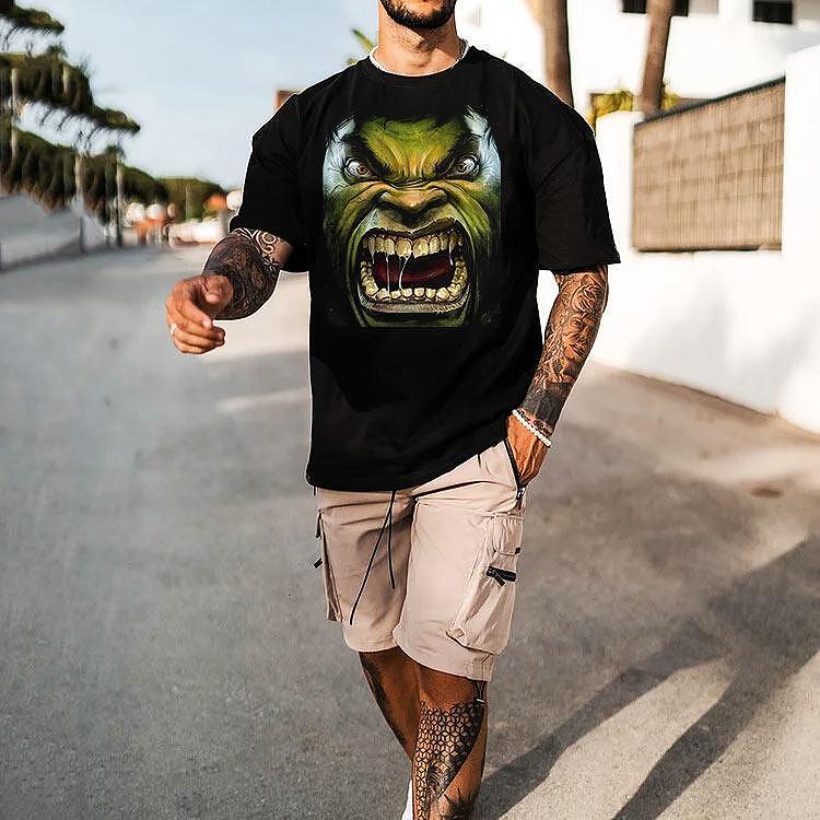 Oversized Μπλουζάκι Hulkkkkk