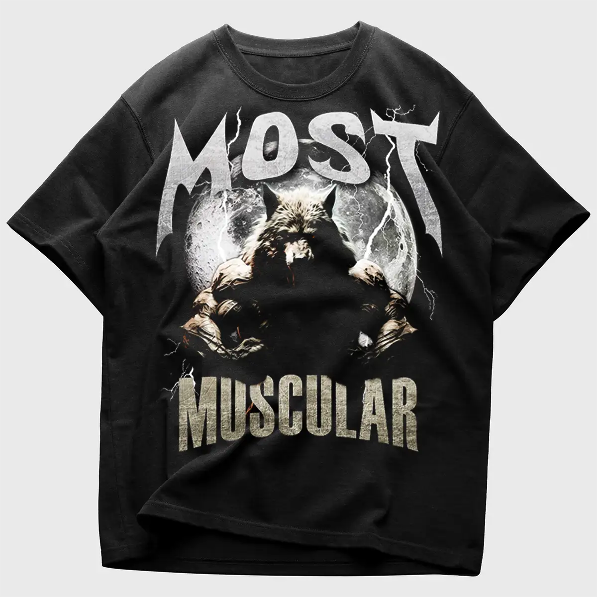 Oversized Μπλουζάκι Oversize Most Muscular