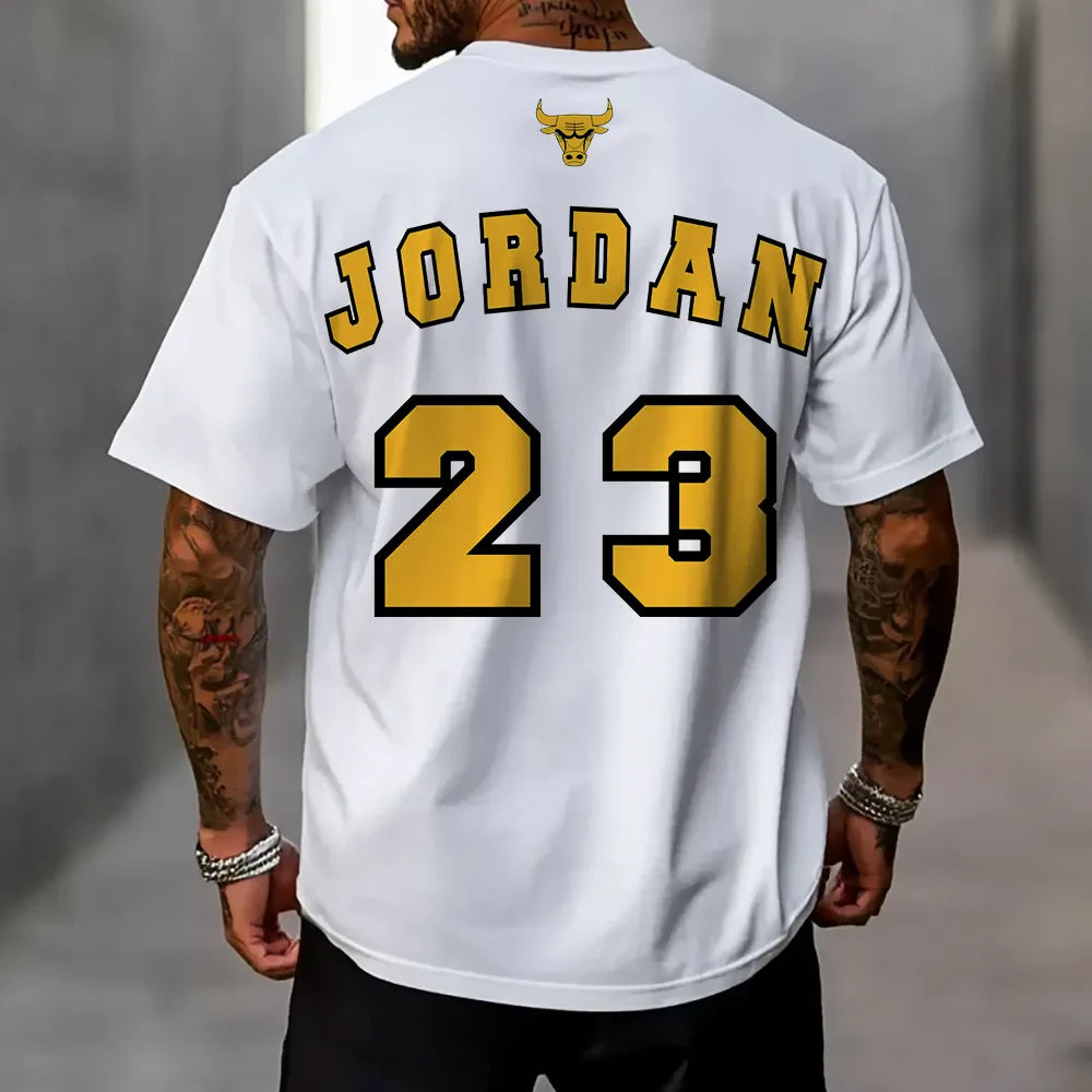 Oversized Μπλουζάκι Bulls23 Gold 2