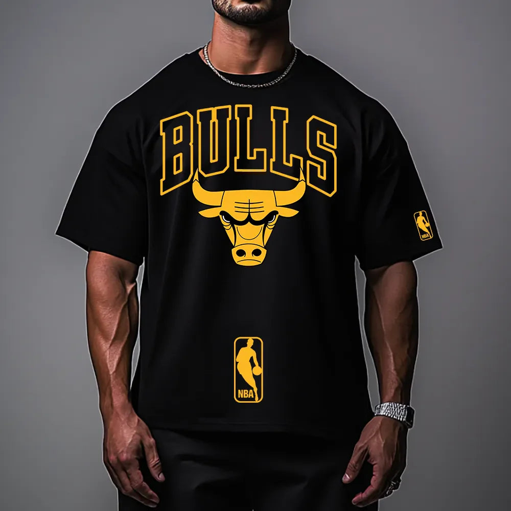 Oversized Μπλουζάκι BullsGold 2