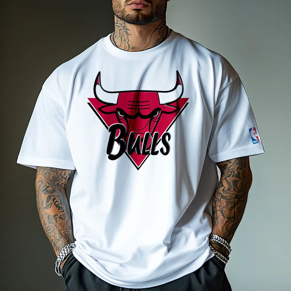 Oversized Μπλουζάκι BullsRed