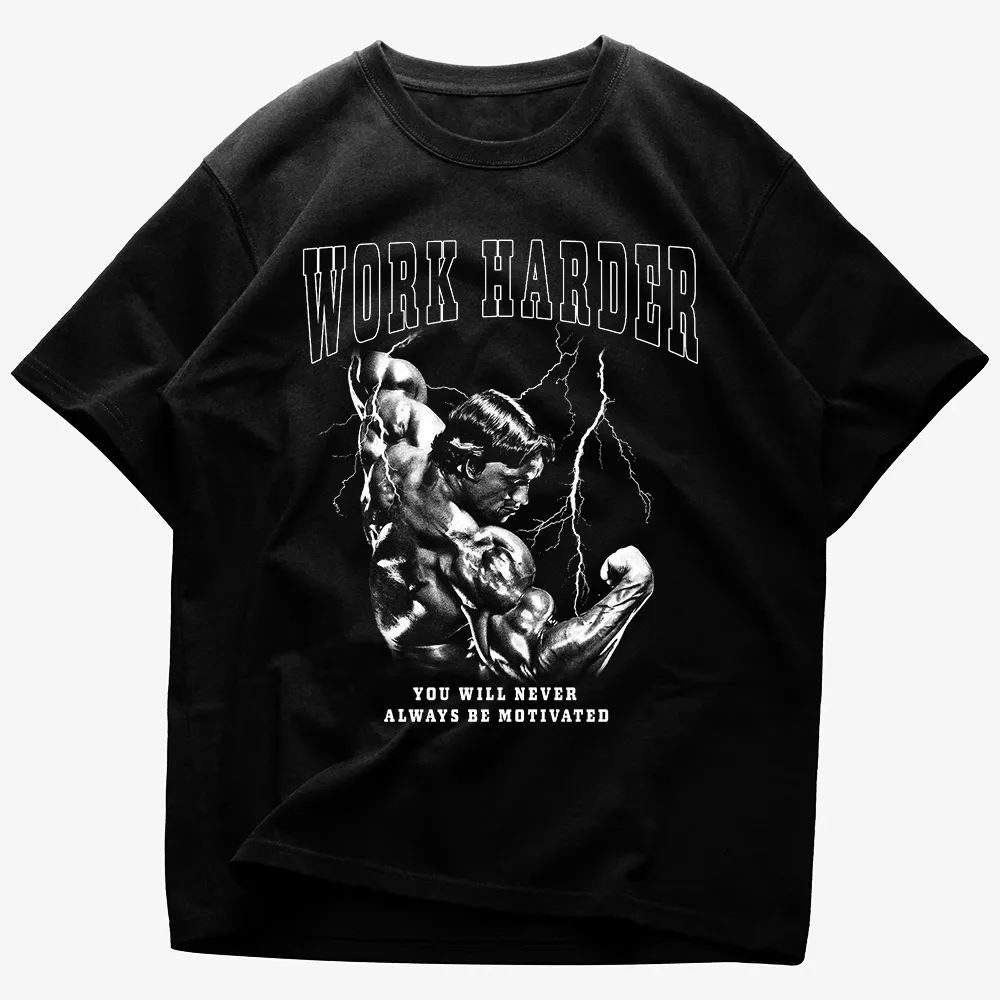 Oversized μπλουζάκι Work Harder Arnold