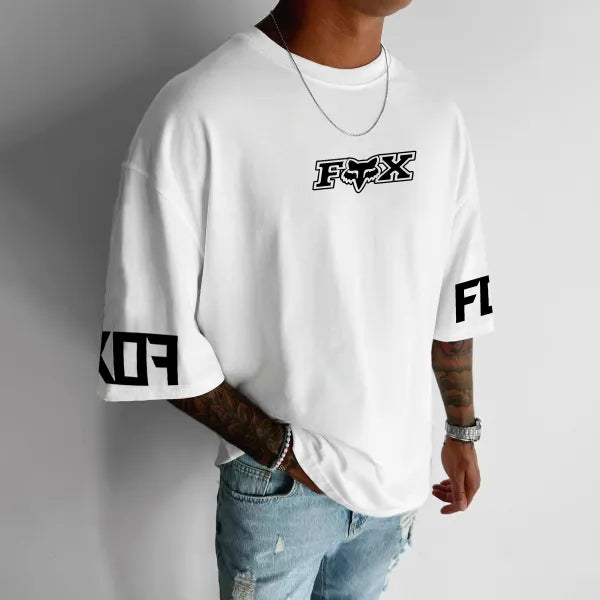 Oversized μπλουζάκι FoxRacing wh