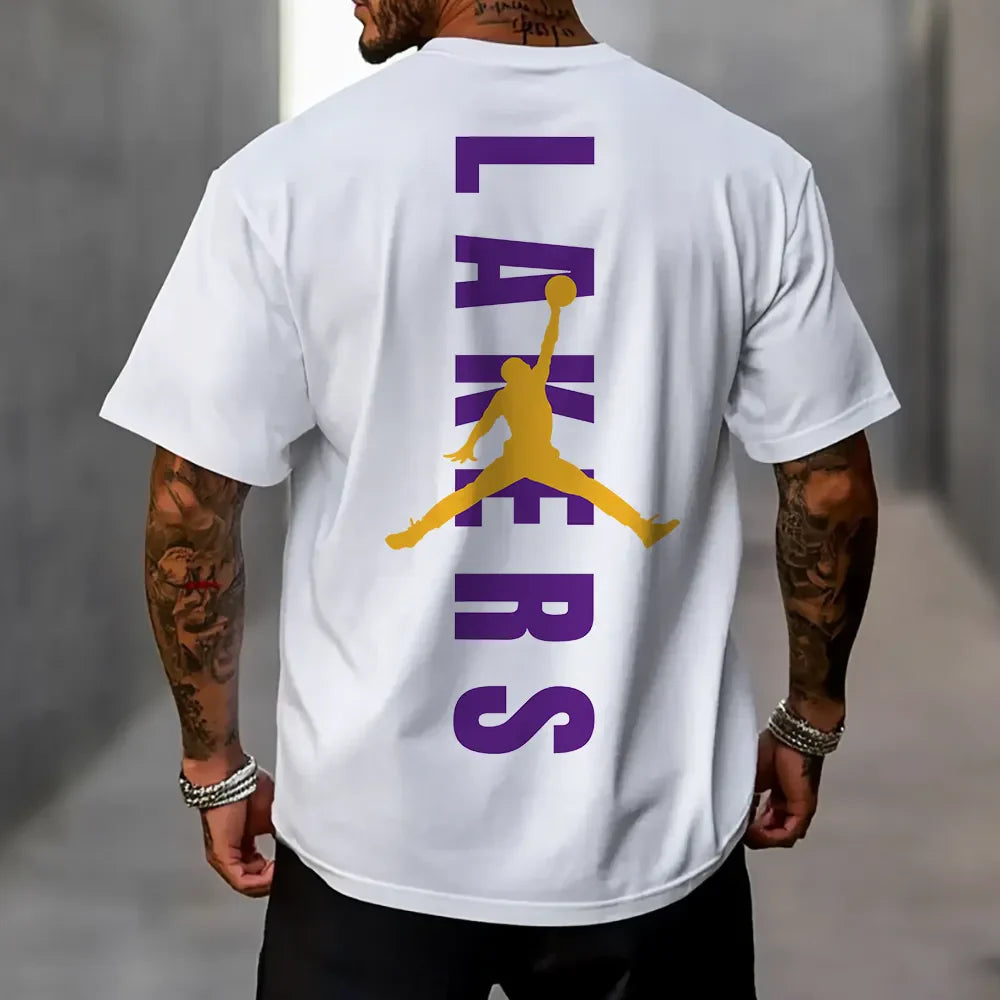 Oversized Μπλουζάκι Lakers24 wh3