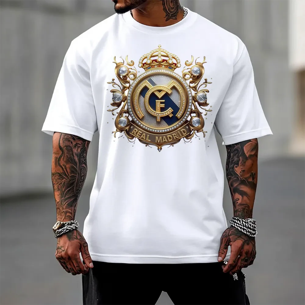 Oversized μπλουζάκι Real Madrid λευκό