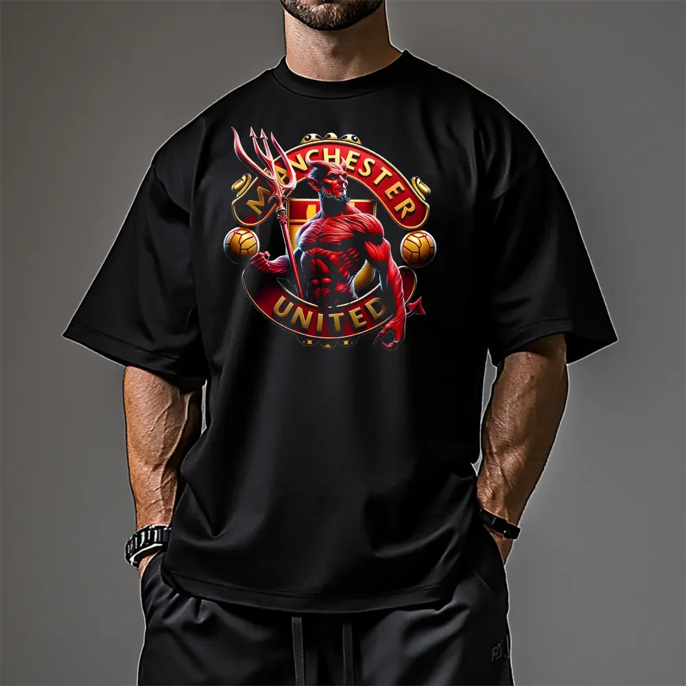 Oversized μπλουζάκι Man United Devil