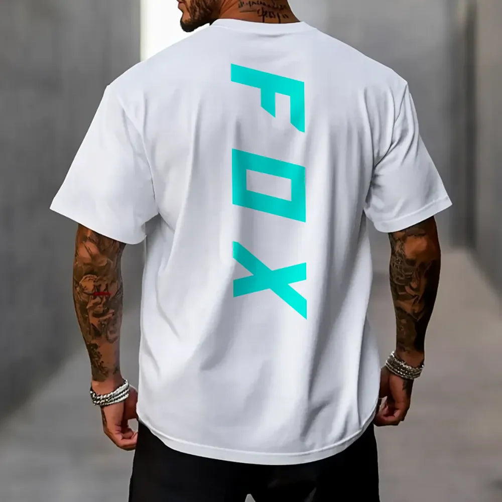 Oversized μπλουζάκι Foxxx P λευκό