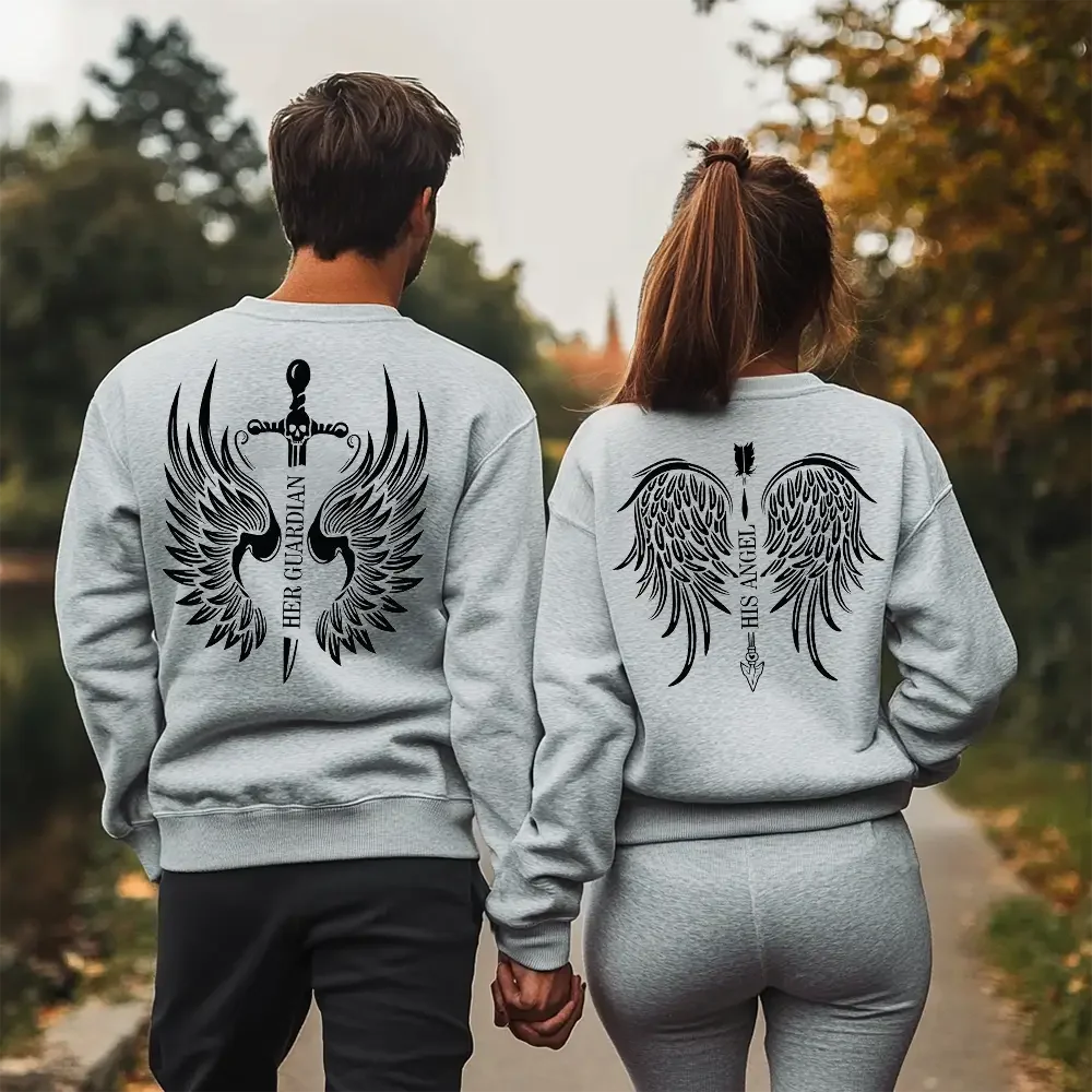 Unisex μπλούζες για ζευγάρια Angel / Guardian