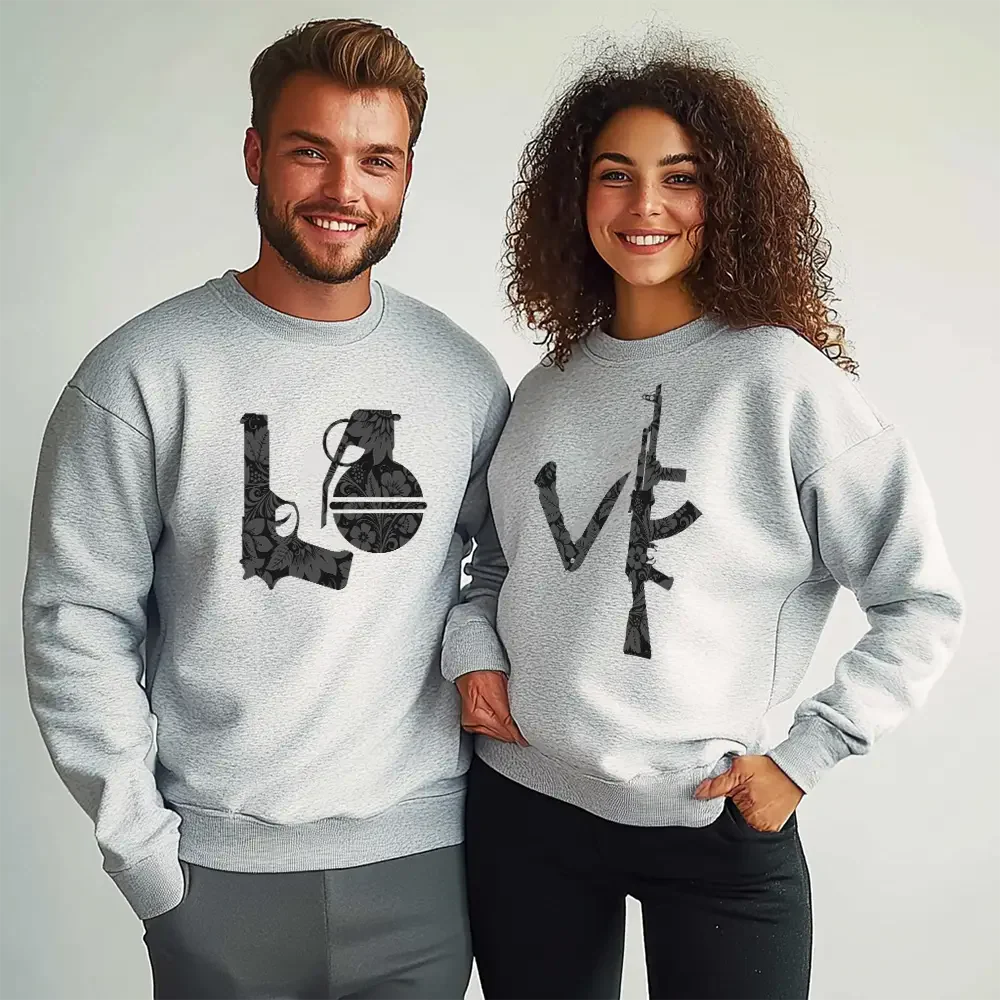 Unisex μπλούζες για ζευγάρια Lo Ve Ammo