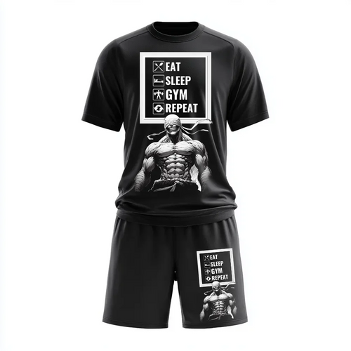 Σετ Από Διαπνεών Ύφασμα Eat Sleep Skull