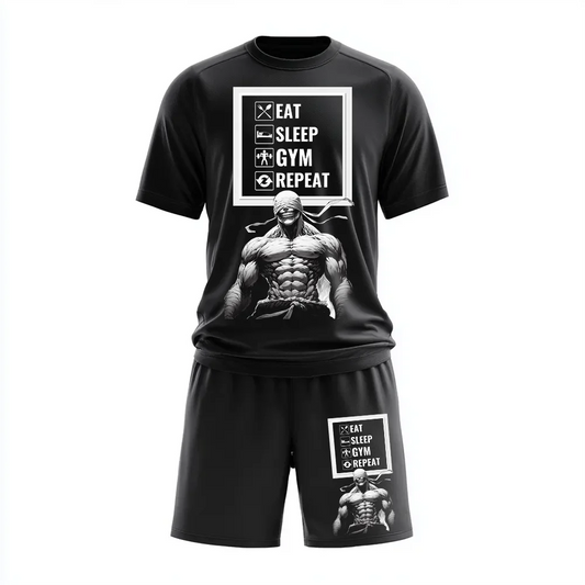Σετ Από Διαπνεών Ύφασμα Eat Sleep Skull