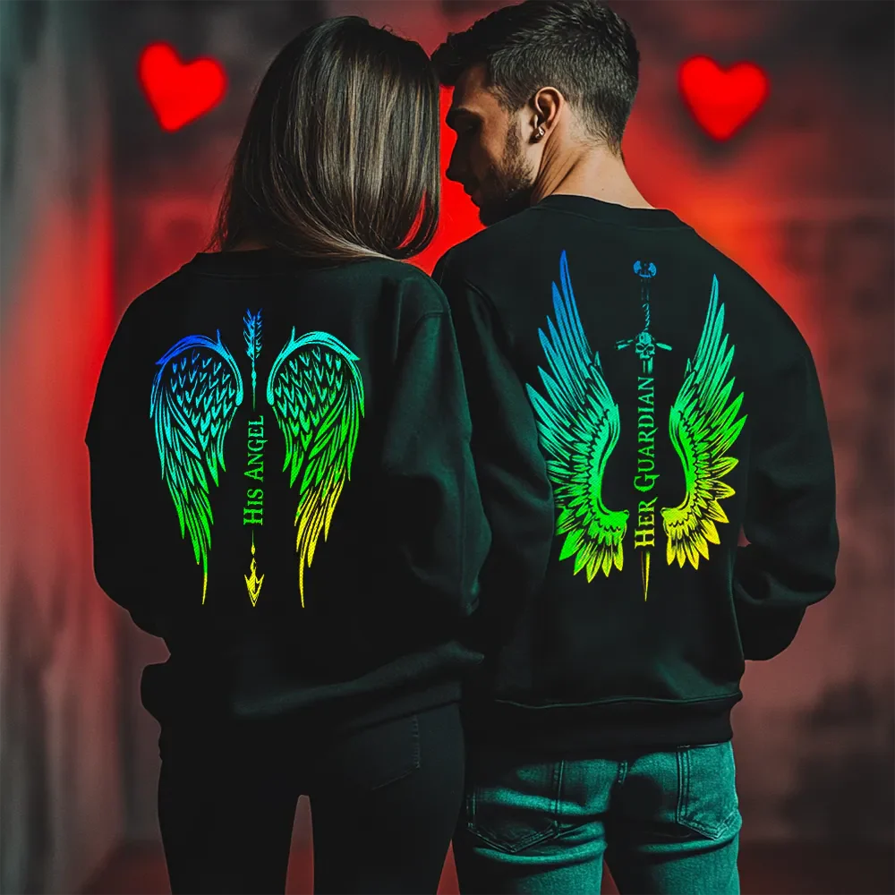 Unisex μπλούζες για ζευγάρια Angel / Guardian