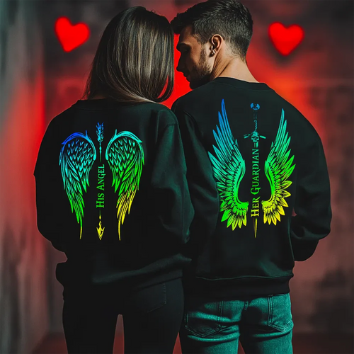 Unisex μπλούζες για ζευγάρια Angel / Guardian
