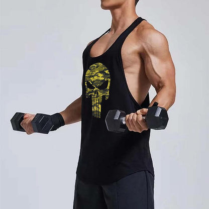 Bodybuilding Τιραντάκι Military Skull