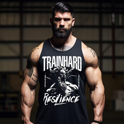 Αμάνικο classic Train Hard Resilience
