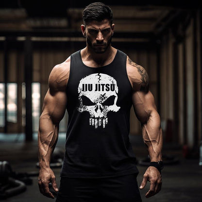 Αμάνικο classic Jiu Jitsu Skull