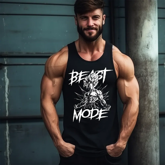 Αμάνικο Classic Beast Mode Insaiyan