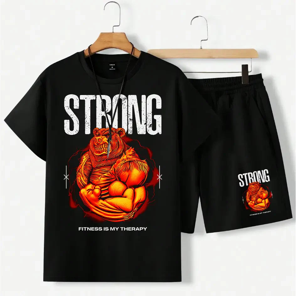 Σετ Με Κοντομάνικο Strong Bear