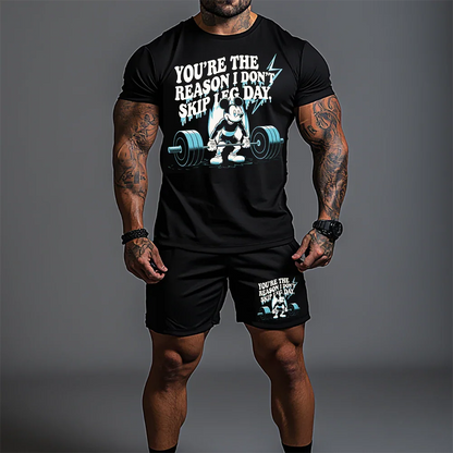 Σετ με κοντομάνικο Legs Day Mouse