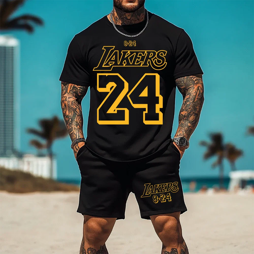 Σετ με κοντομάνικο Lakers24 Gold