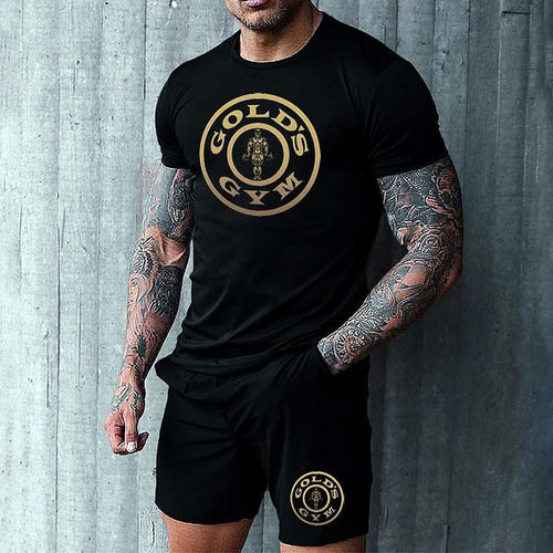 Σετ με Κοντομάνικο Gold's Gym