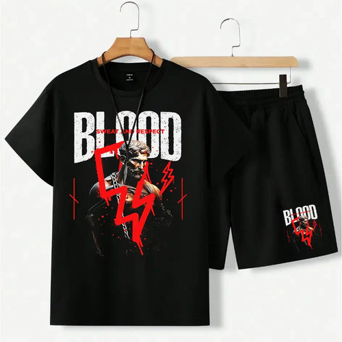 Σετ Με Κοντομάνικο Blood Shorts