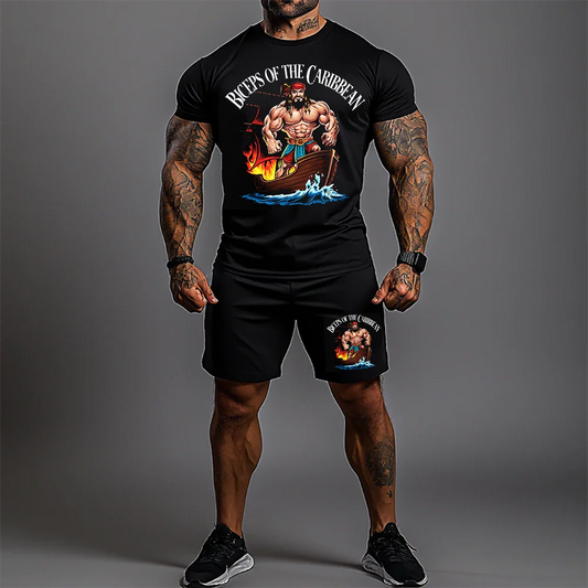 Σετ με κοντομάνικο Biceps Of The Caribbean