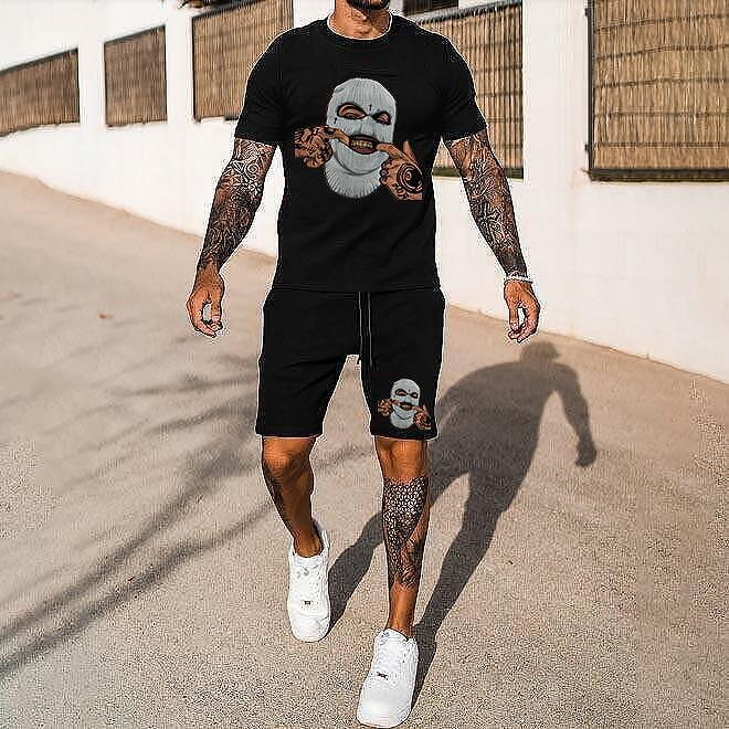 Σετ Με Κοντομάνικο Gangsta Mask 3