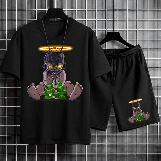 Σετ με κοντομάνικο Gangsta Cash 2