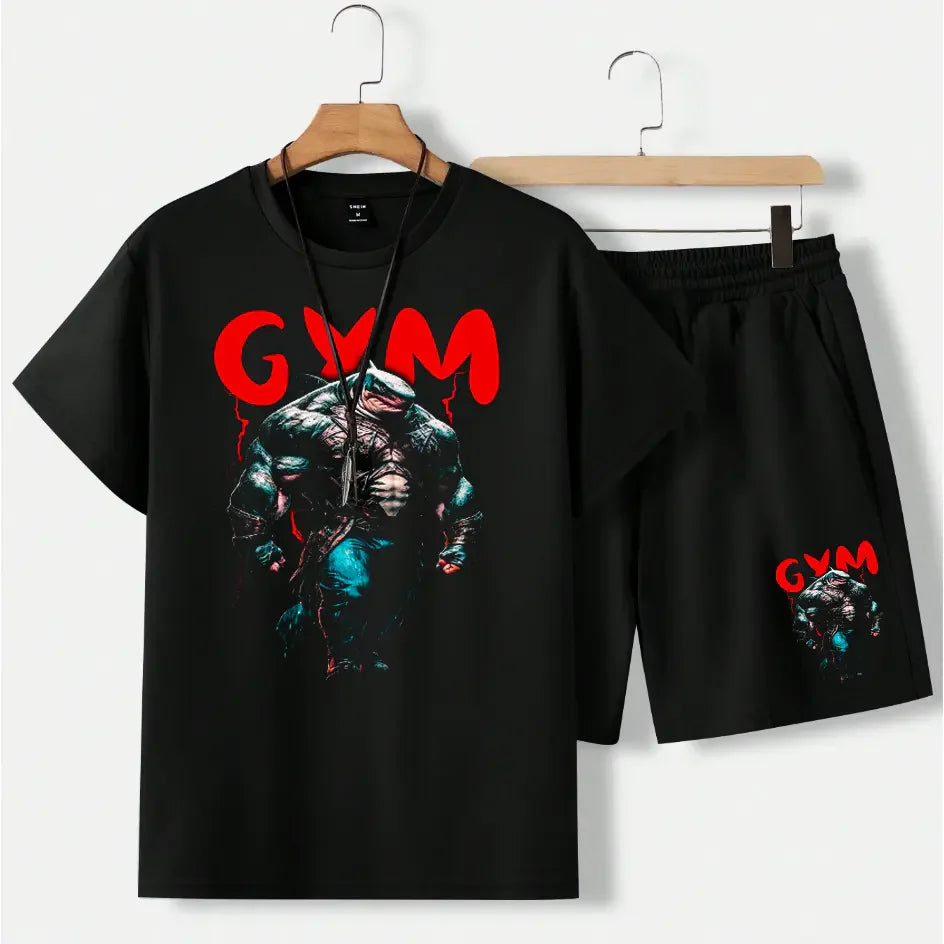 Σετ με κοντομάνικο Gym Shark