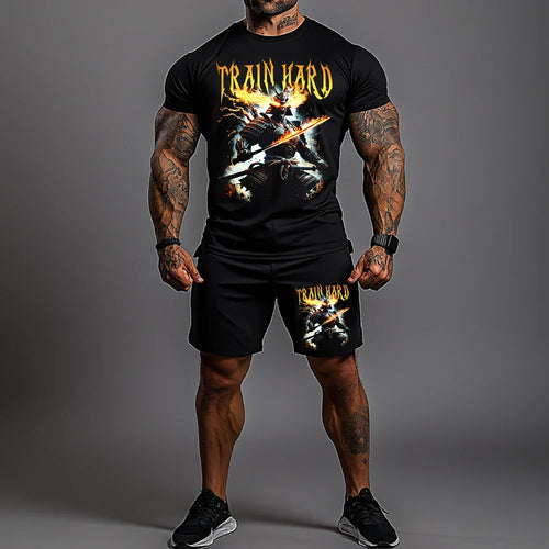 Σετ με κοντομάνικο TrainHardSamurai