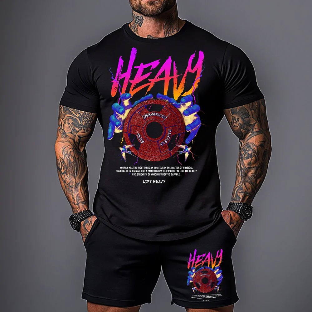 Σετ με κοντομάνικο Heavy