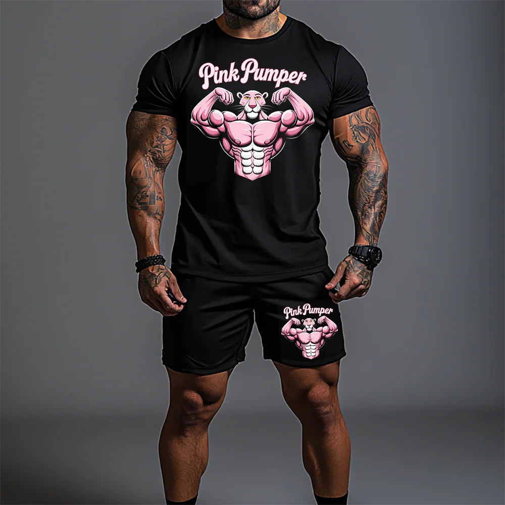 Σετ με Κοντομάνικο Pink Pumper