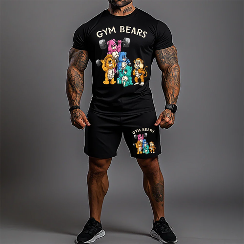 Σετ με κοντομάνικο Gym Bears