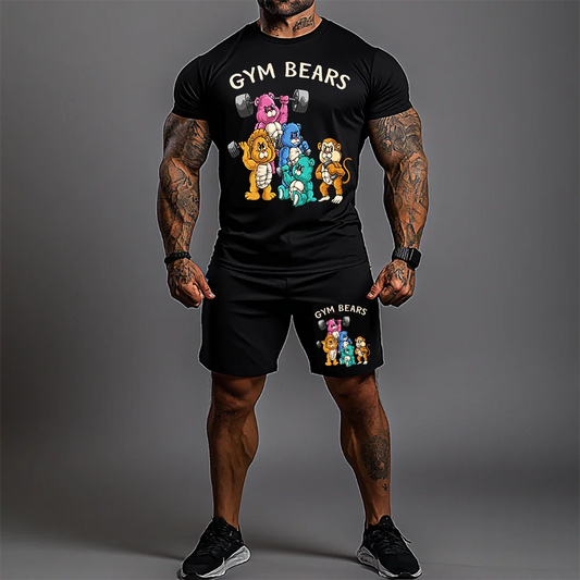 Σετ με κοντομάνικο Gym Bears