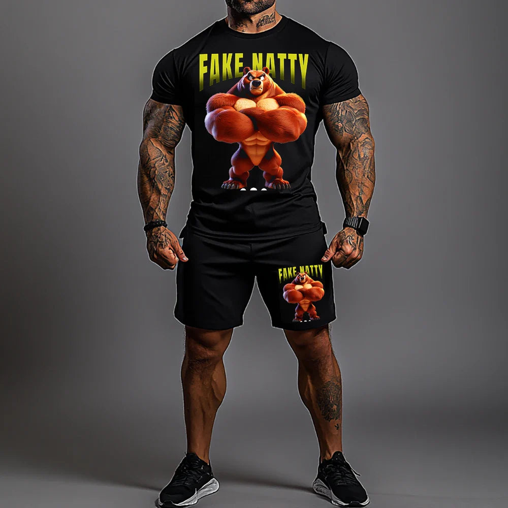 Σετ με κοντομάνικο Fake Natty