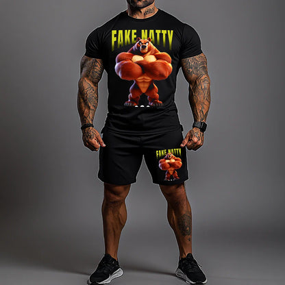 Σετ με κοντομάνικο Fake Natty