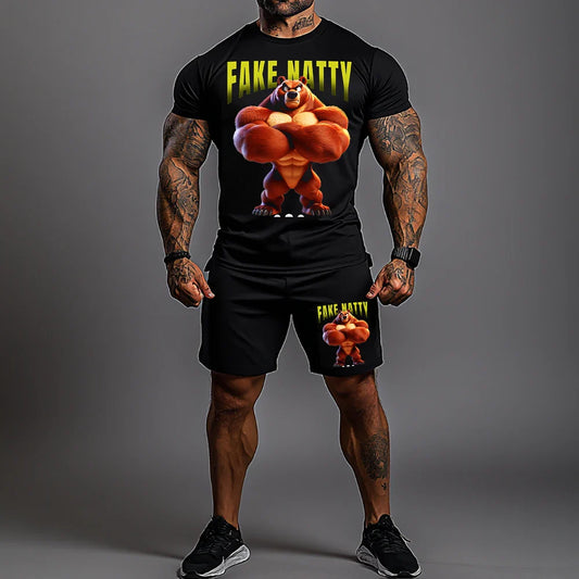 Σετ με κοντομάνικο Fake Natty