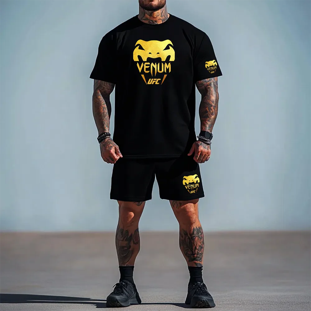 Σετ με κοντομάνικο Venu Gold UFC